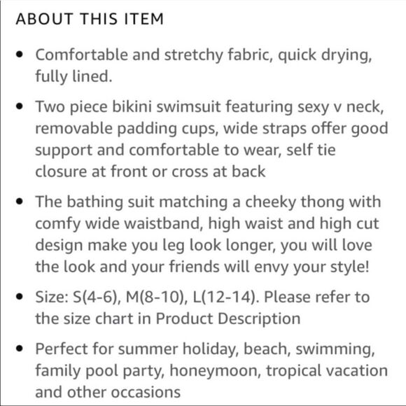 SherryDC Pink Cross Front High Cut Bikini NWT Size Medium - Picture 9 of 12